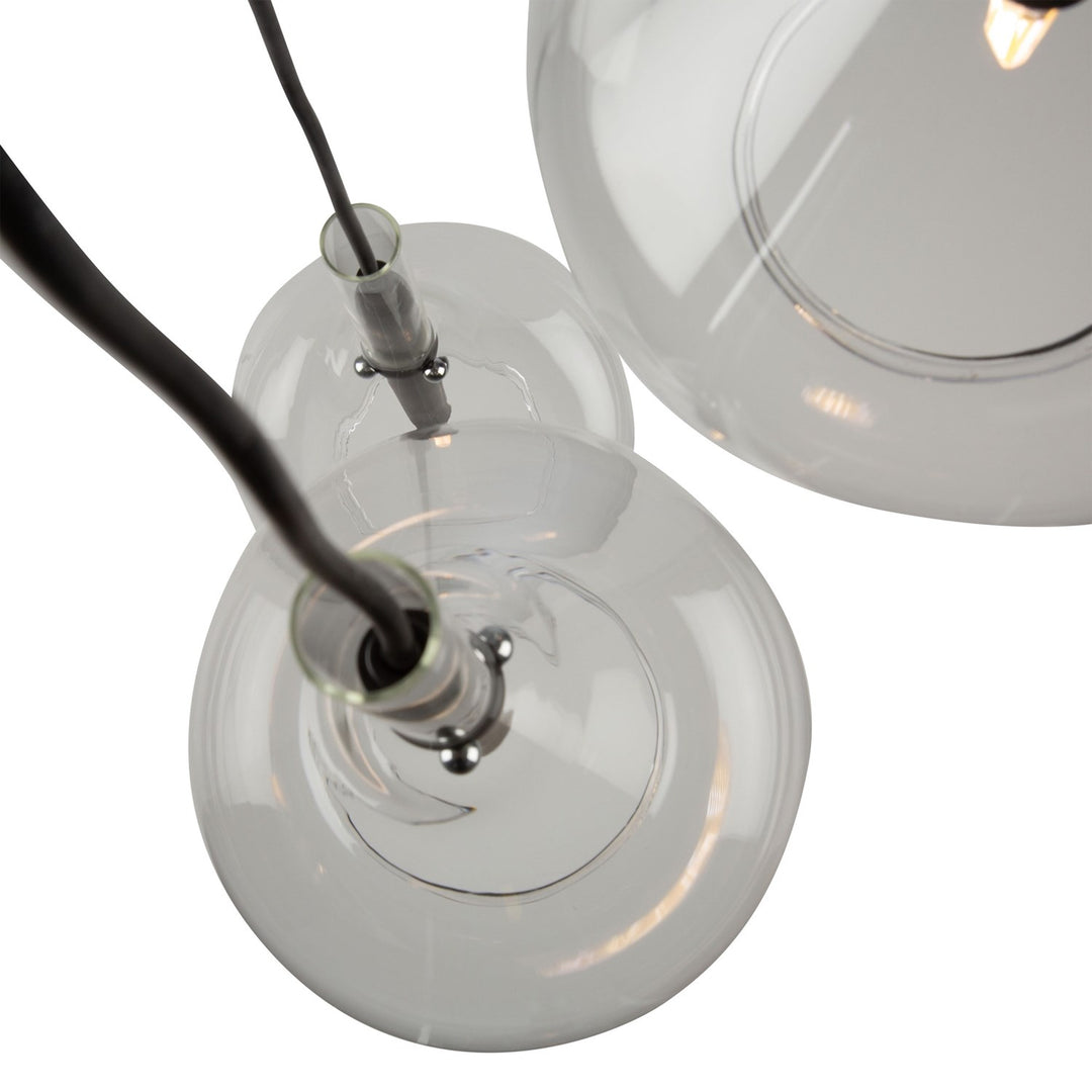3 Light Pendant Black