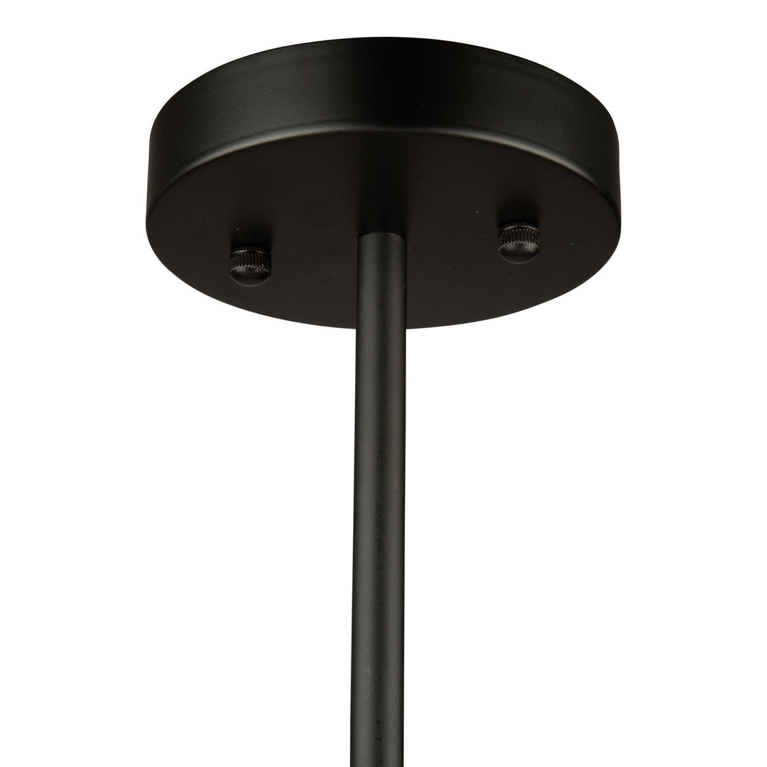 4 Light Pendant Black