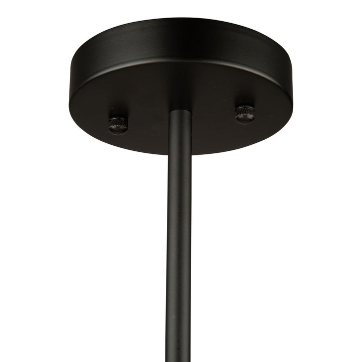 4 Light Pendant Black