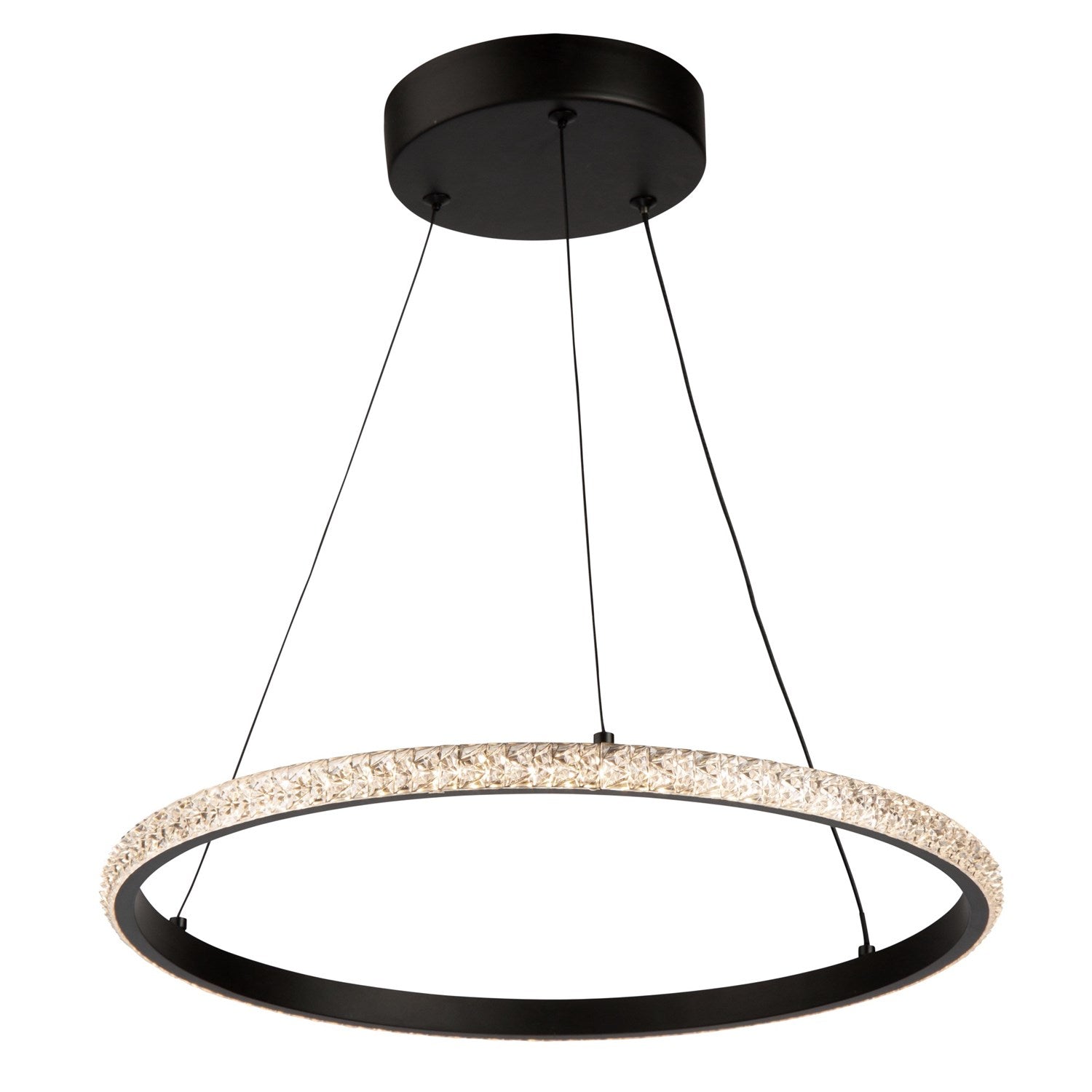 24W Led Pendant Black by Artcraft
