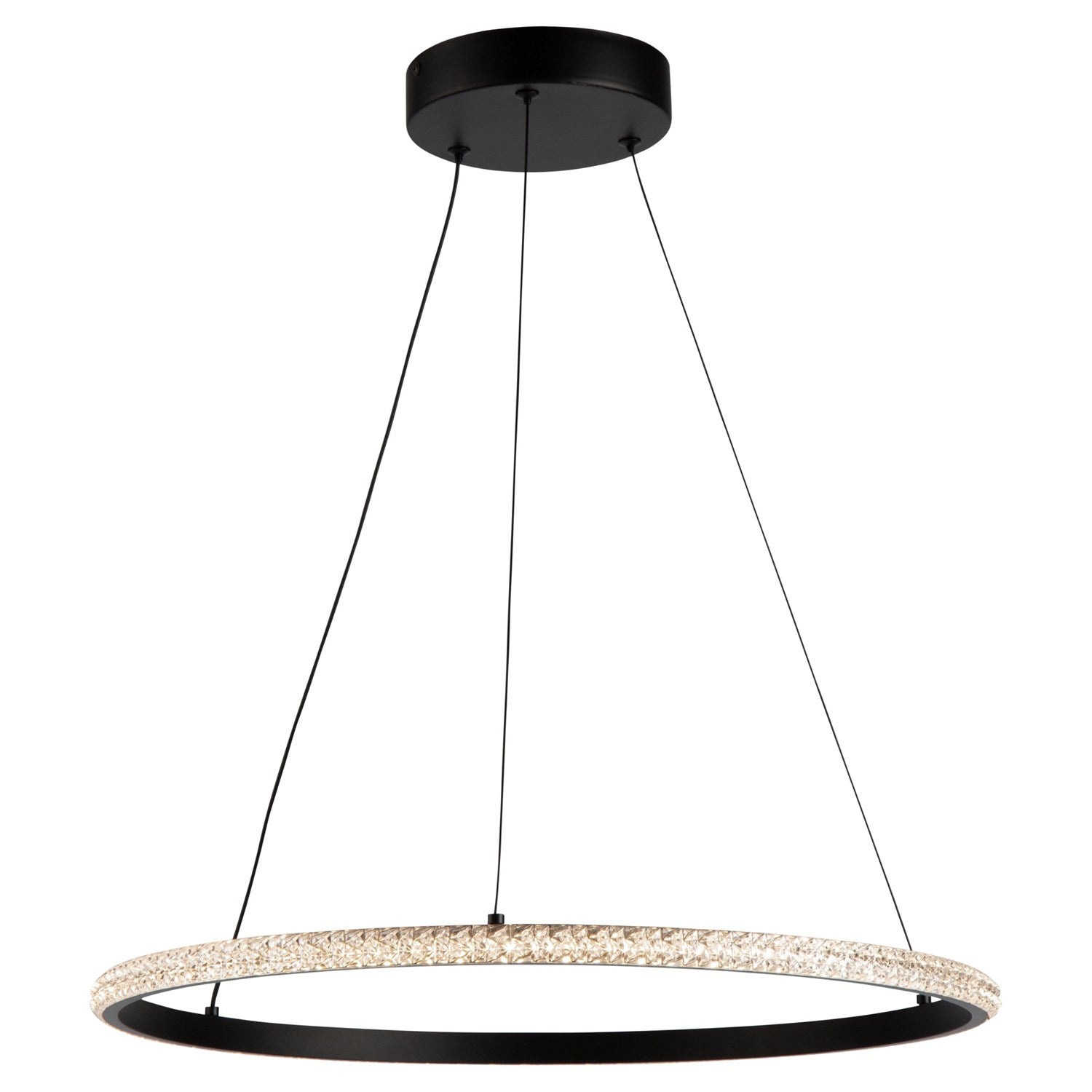 29W Led Pendant Black