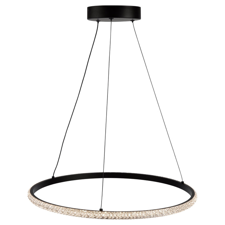 29W Led Pendant Black
