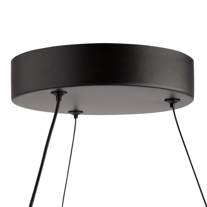 29W Led Pendant Black