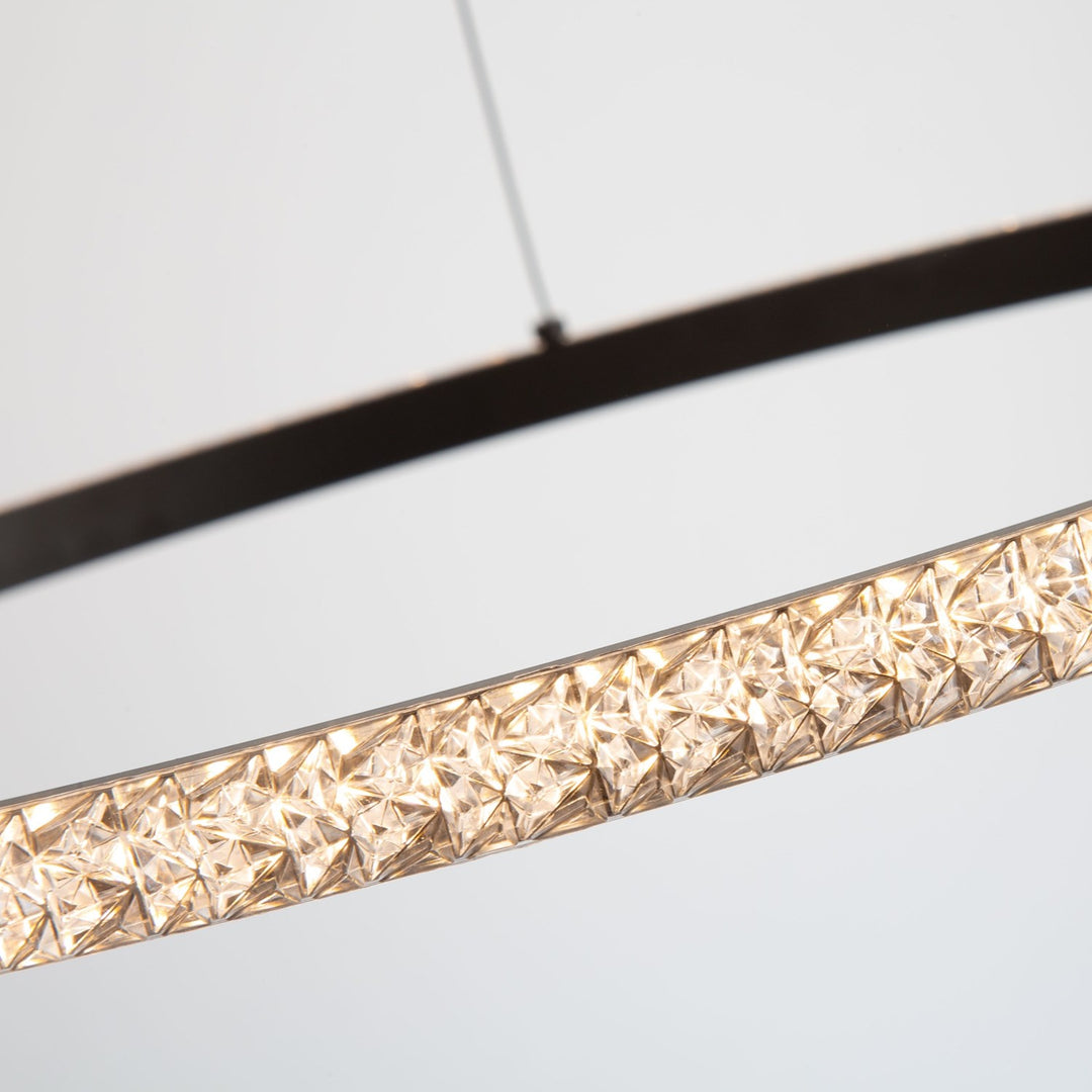 29W Led Pendant Black
