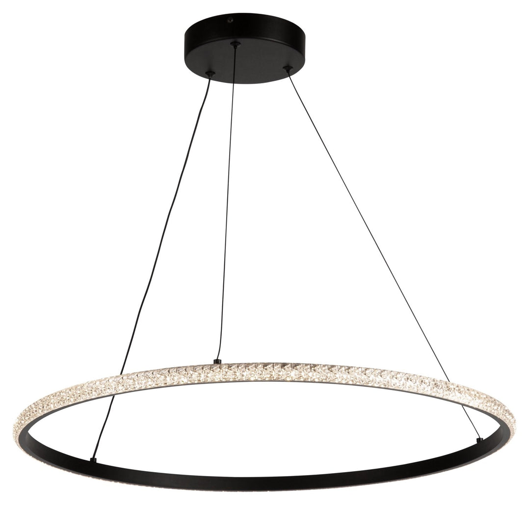 30W Led Pendant Black by Artcraft