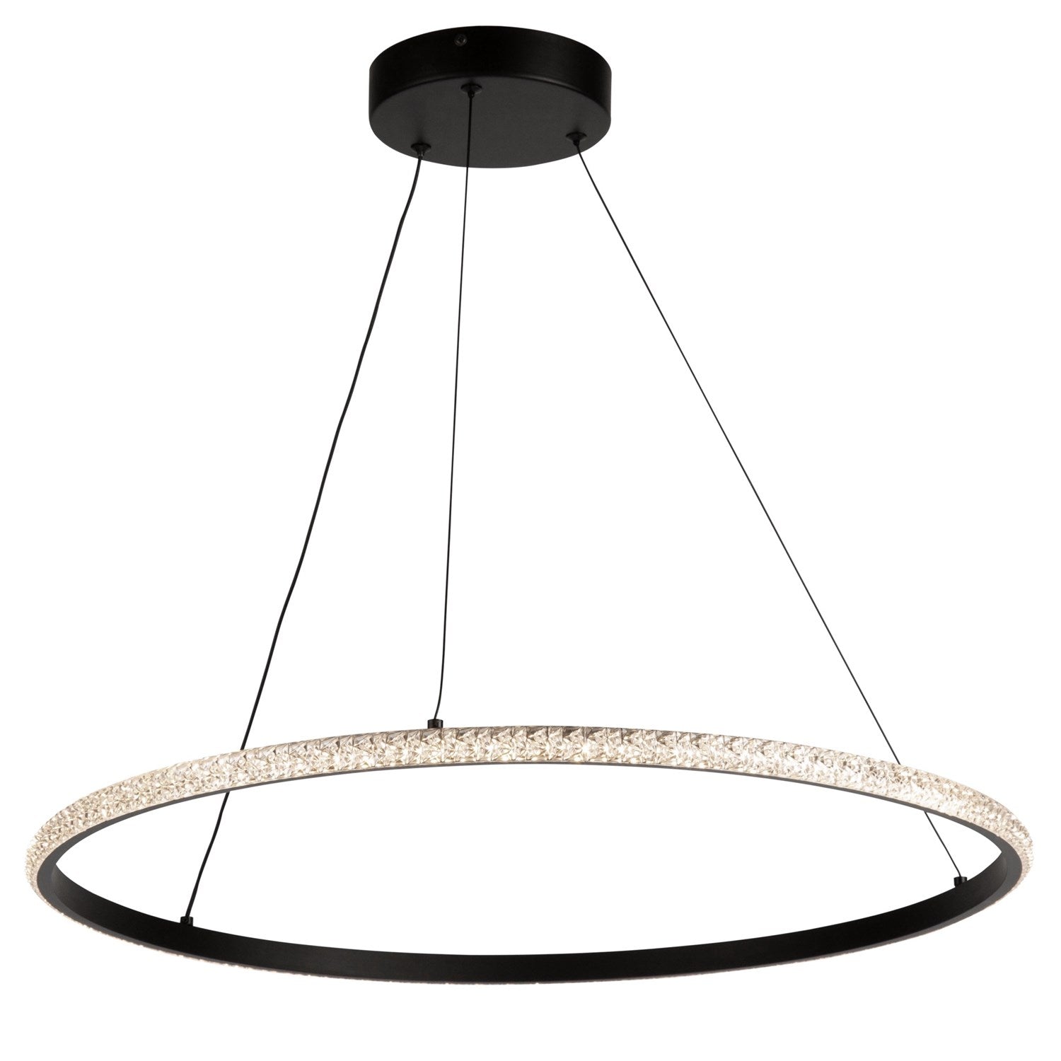 30W Led Pendant Black by Artcraft