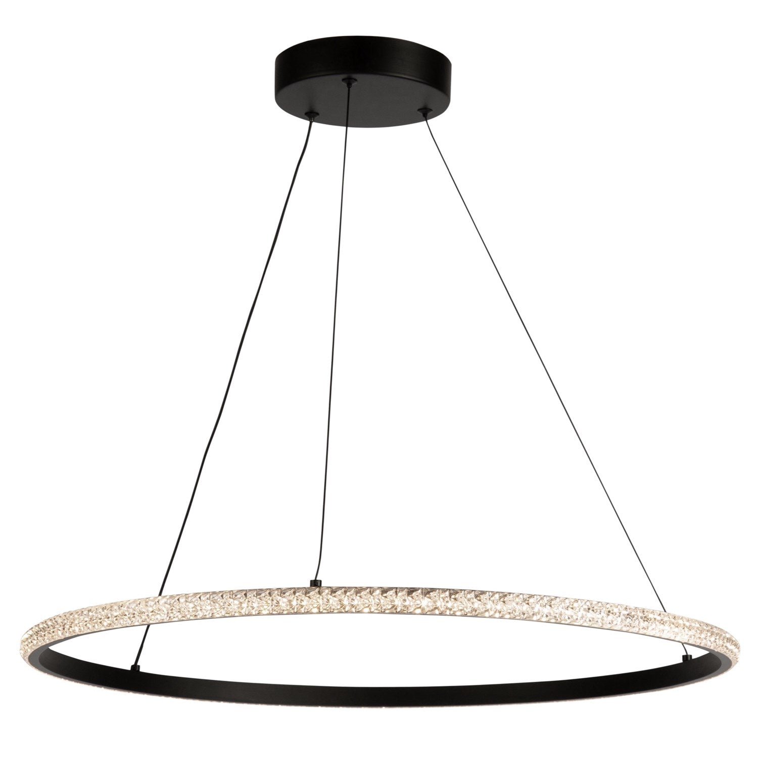 30W Led Pendant Black