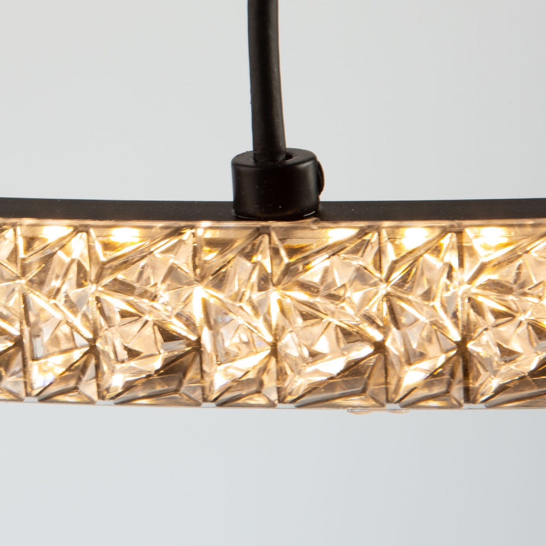 30W Led Pendant Black