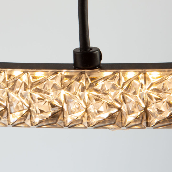 30W Led Pendant Black