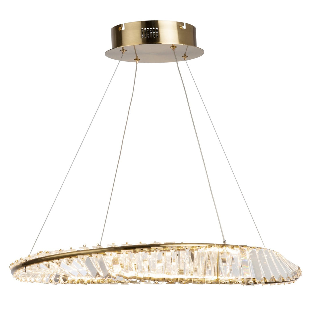 40W Led Pendant Brushed Brass