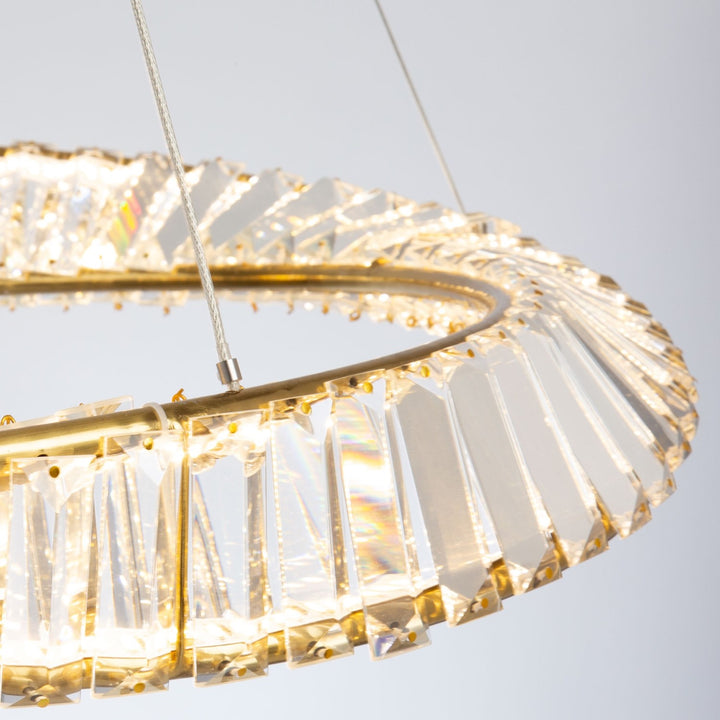 40W Led Pendant Brushed Brass