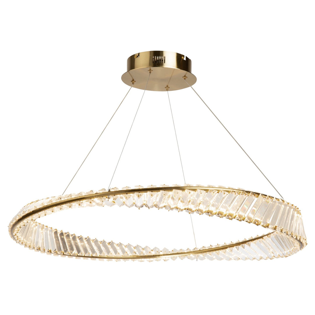 50W Led Pendant Brushed Brass by Artcraft