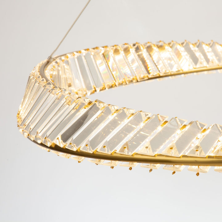 50W Led Pendant Brushed Brass