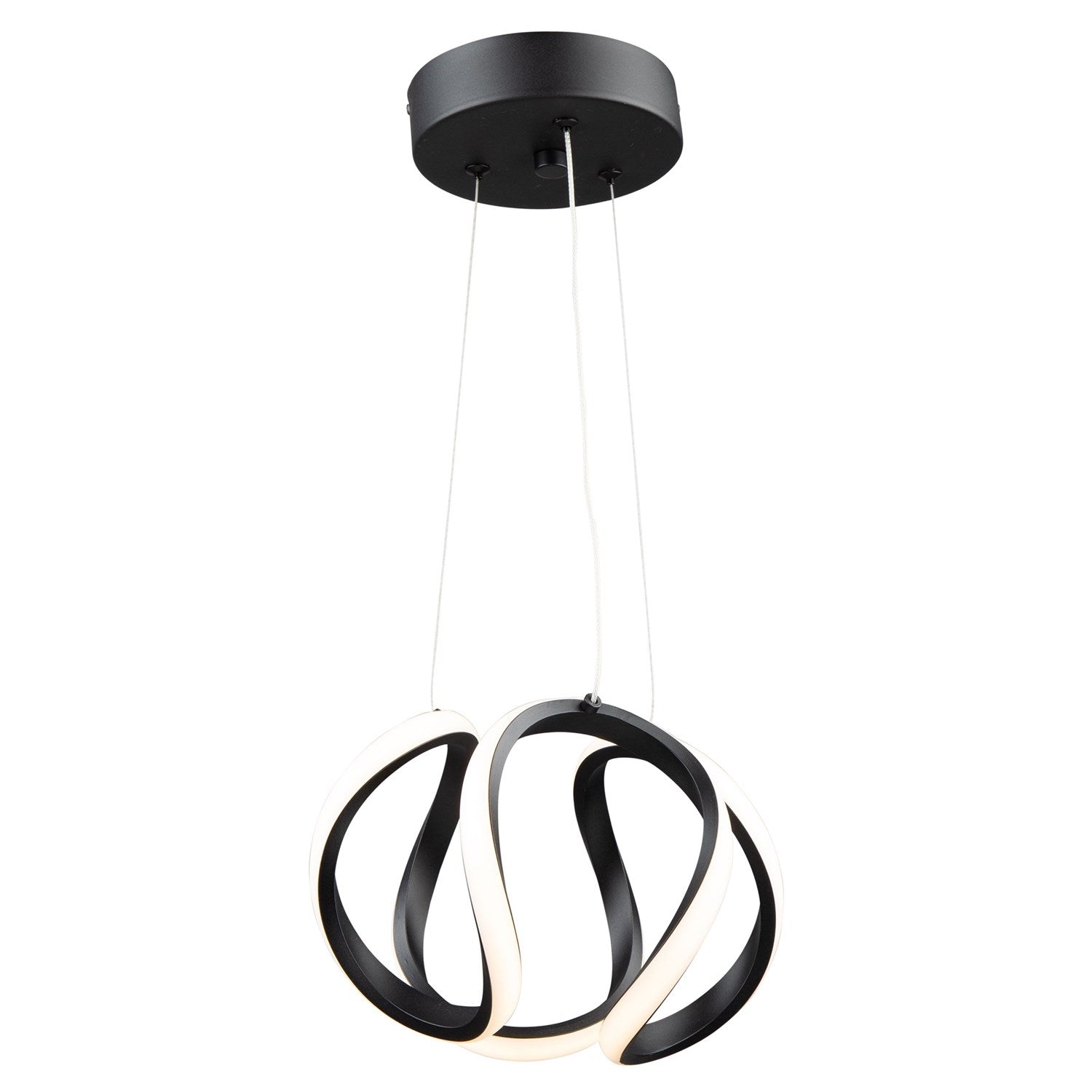 15W Led Pendant Black by Artcraft