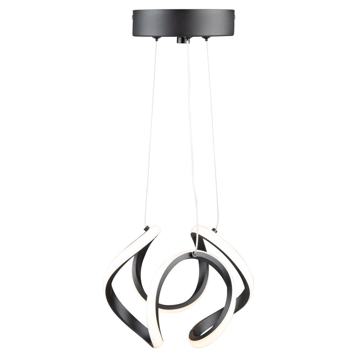 15W Led Pendant Black