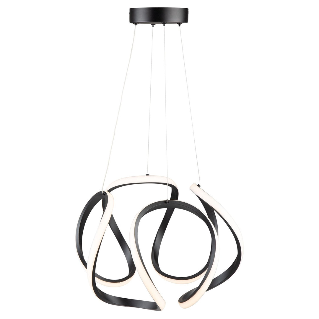 30W Led Pendant Black
