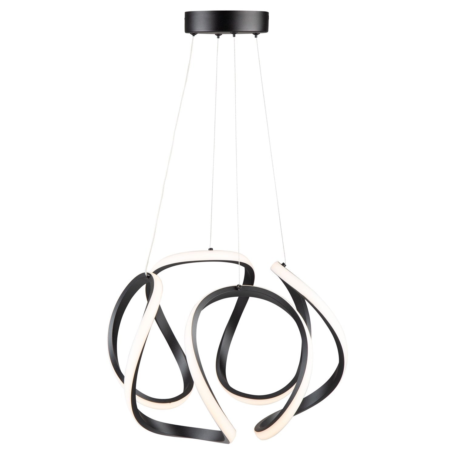 30W Led Pendant Black