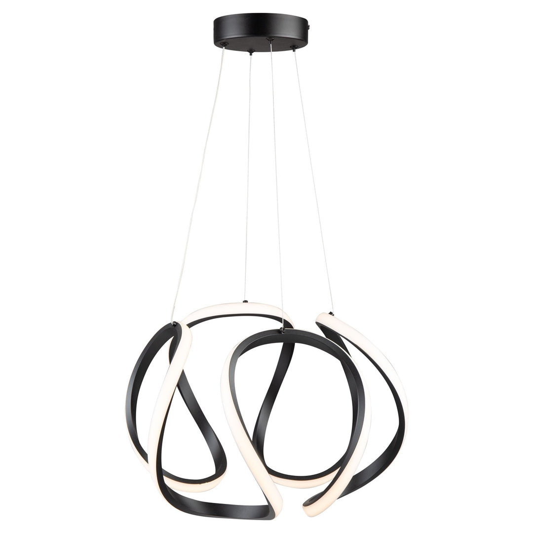 30W Led Pendant Black