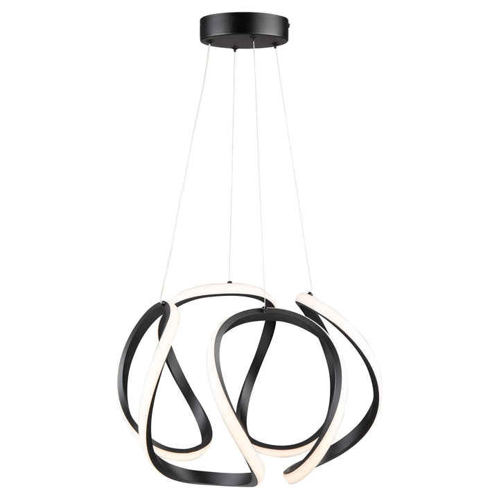 30W Led Pendant Black