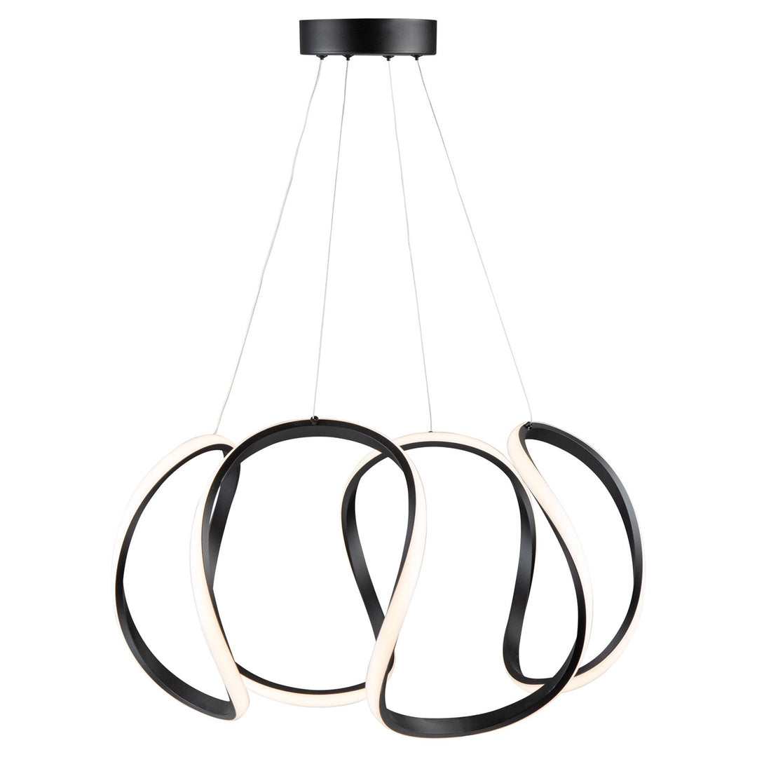 40W Led Pendant Black