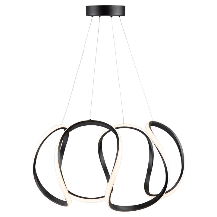 40W Led Pendant Black