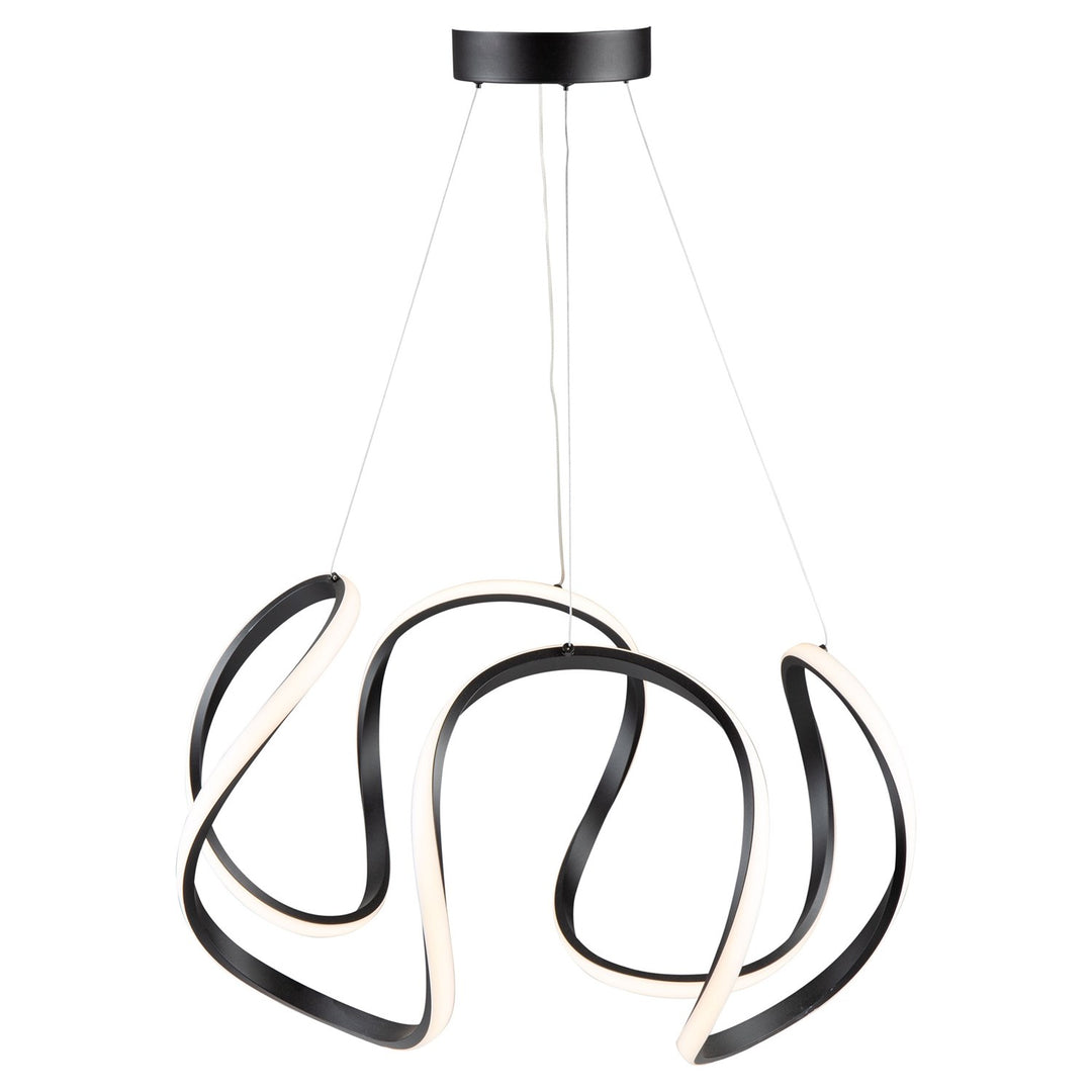 40W Led Pendant Black
