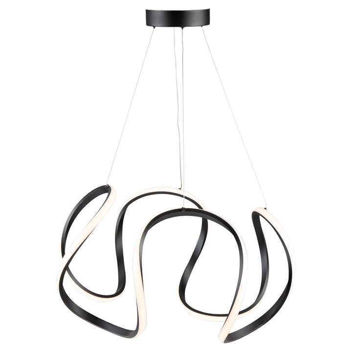 40W Led Pendant Black