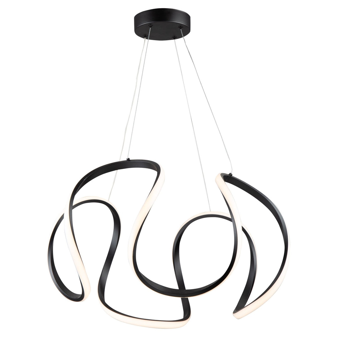 40W Led Pendant Black