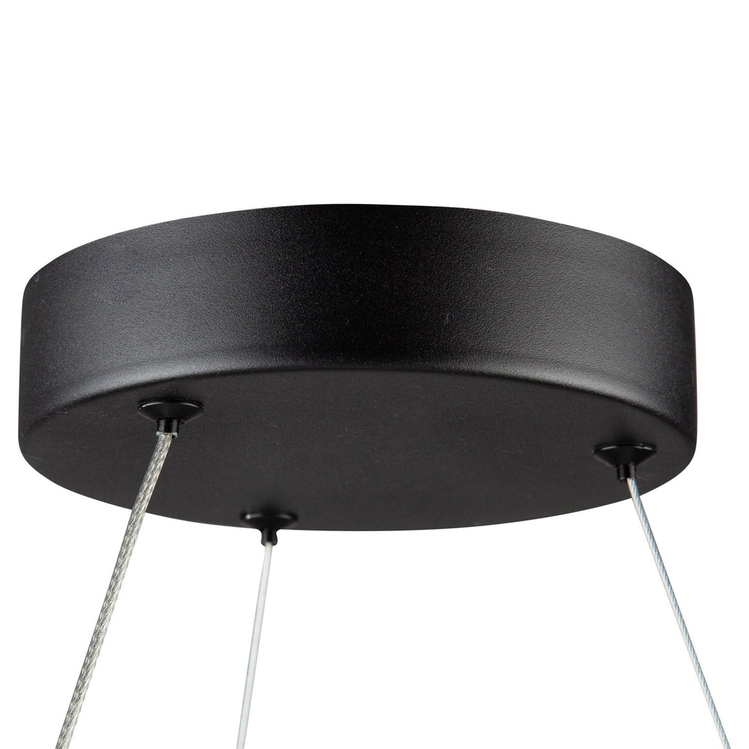 30W Led Pendant Black