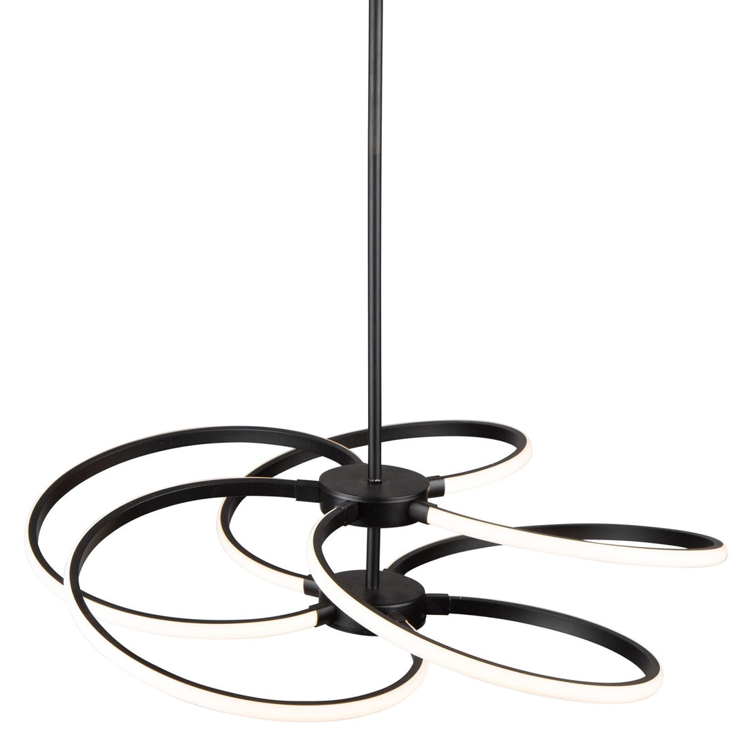 30W Led Pendant Black
