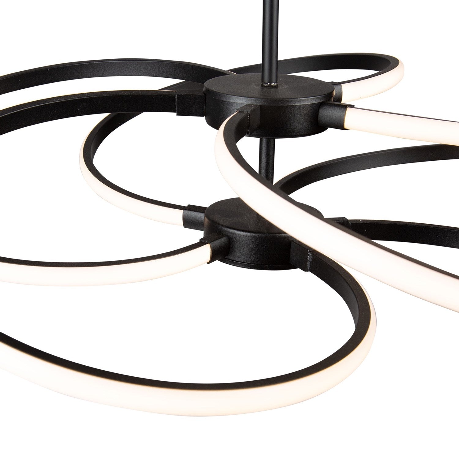 40W Led Pendant Black