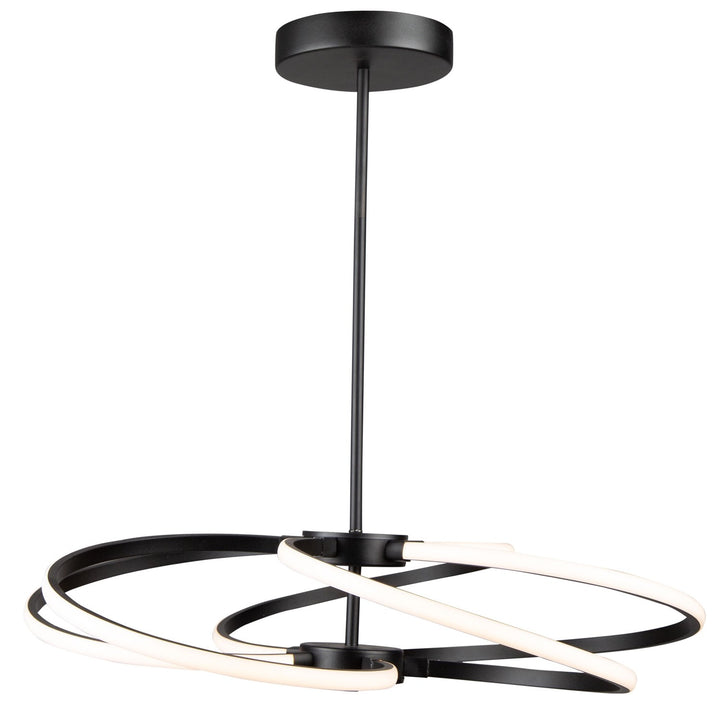40W Led Pendant Black