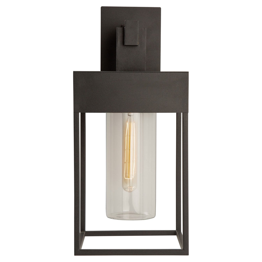1 Light Outdoor Wall Light Black