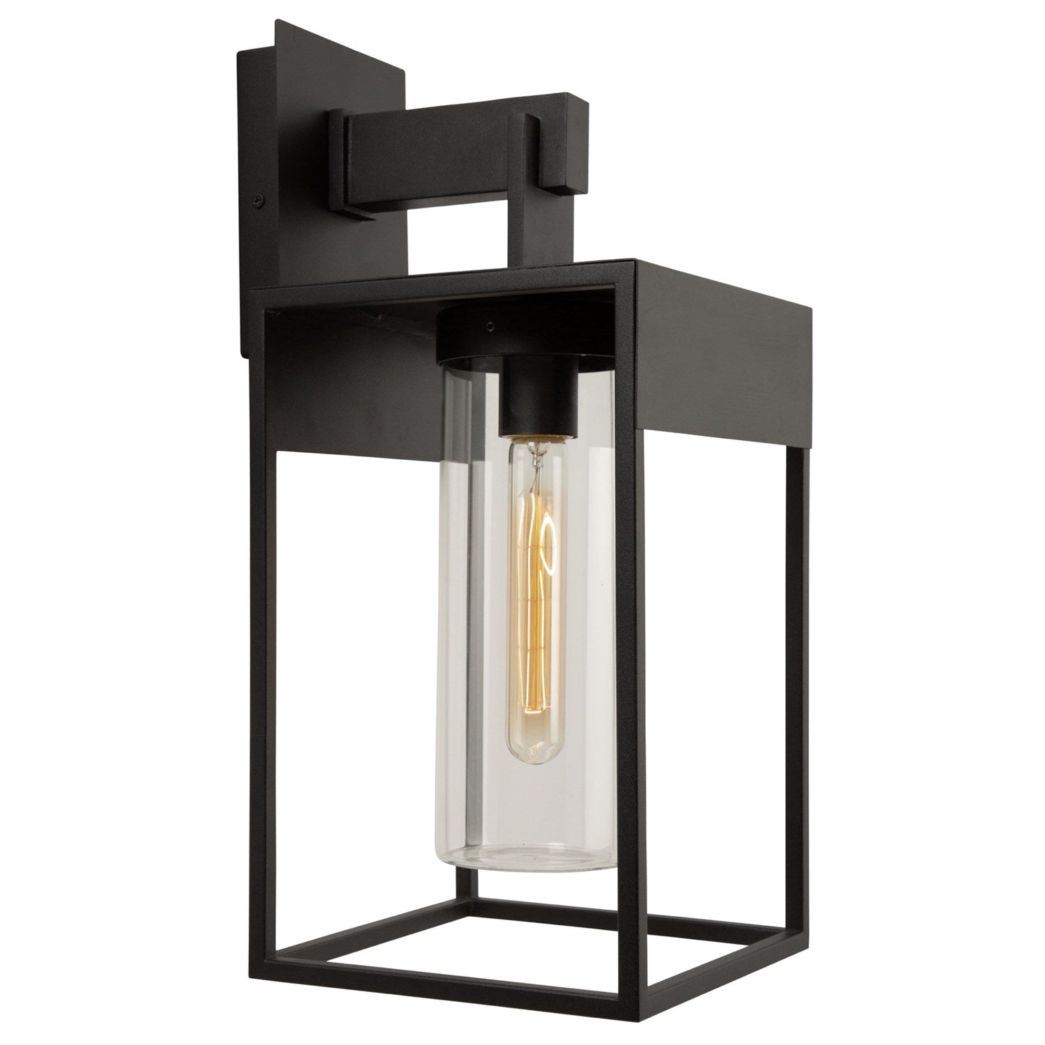 1 Light Outdoor Wall Light Black by Artcraft