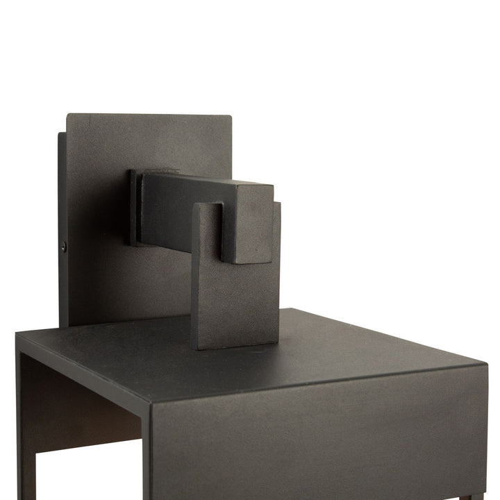 1 Light Outdoor Wall Light Black