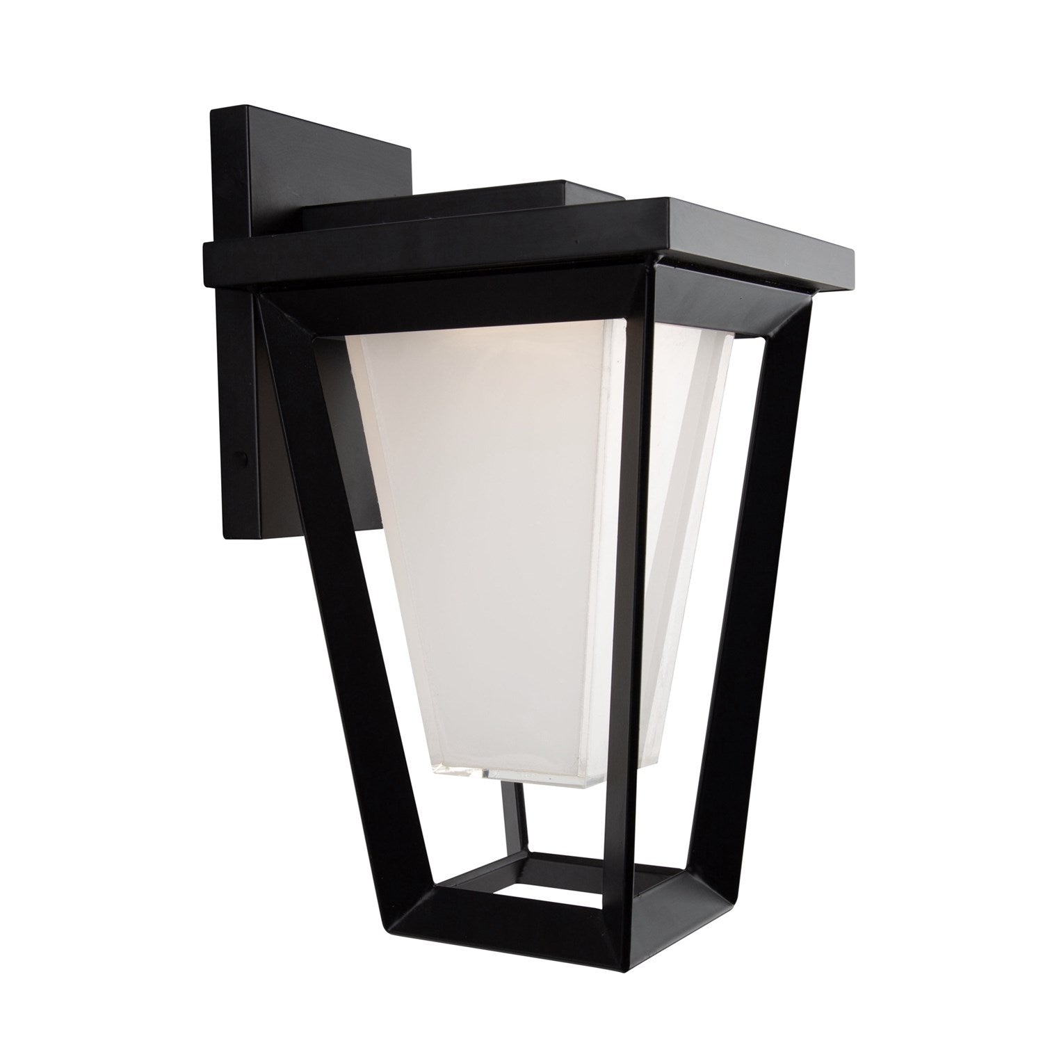 15W Led Outdoor Wall Light Black