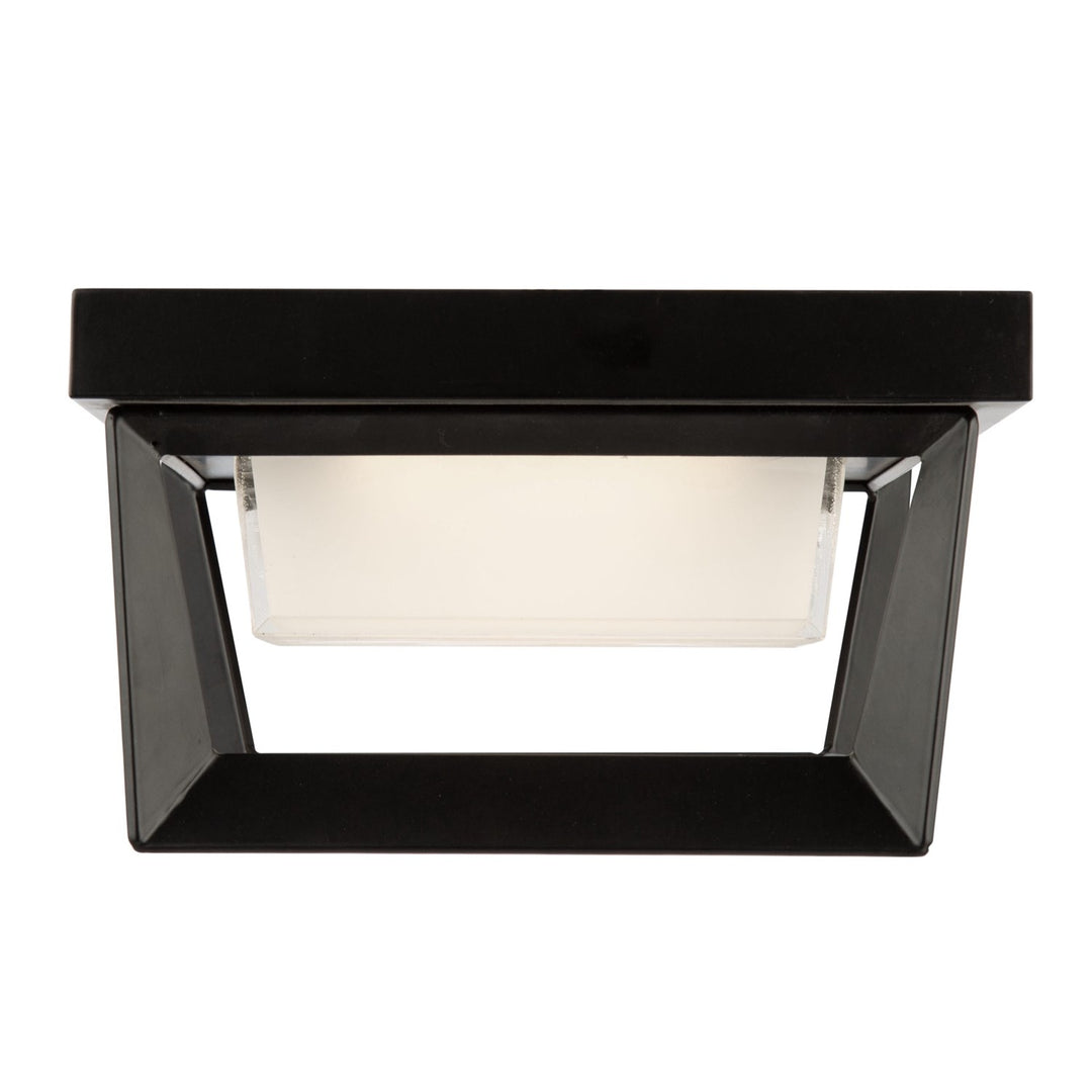 12W Led Outdoor Flush Mount Black