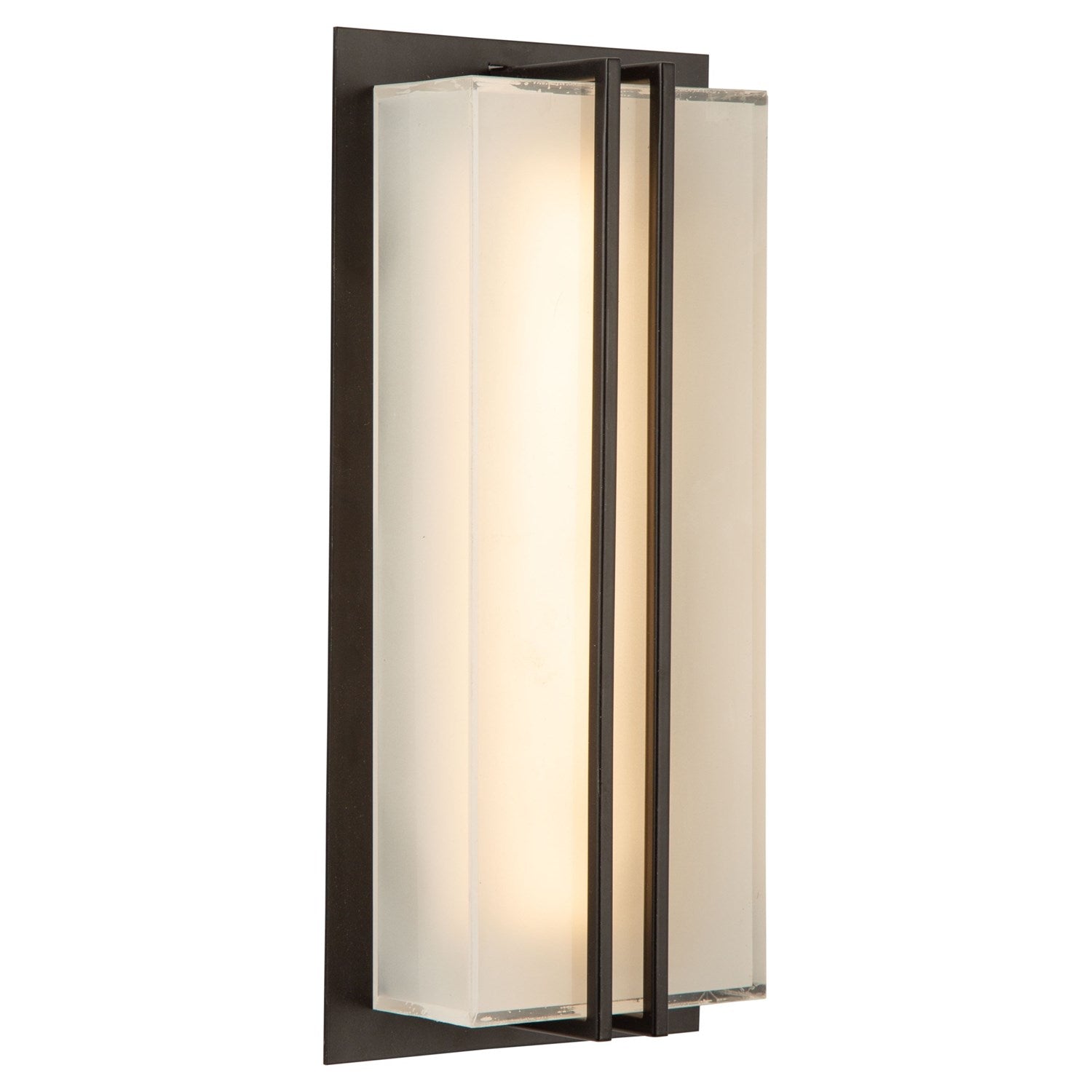 15W Led Outdoor Wall Light Black by Artcraft