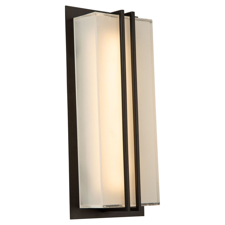 15W Led Outdoor Wall Light Black