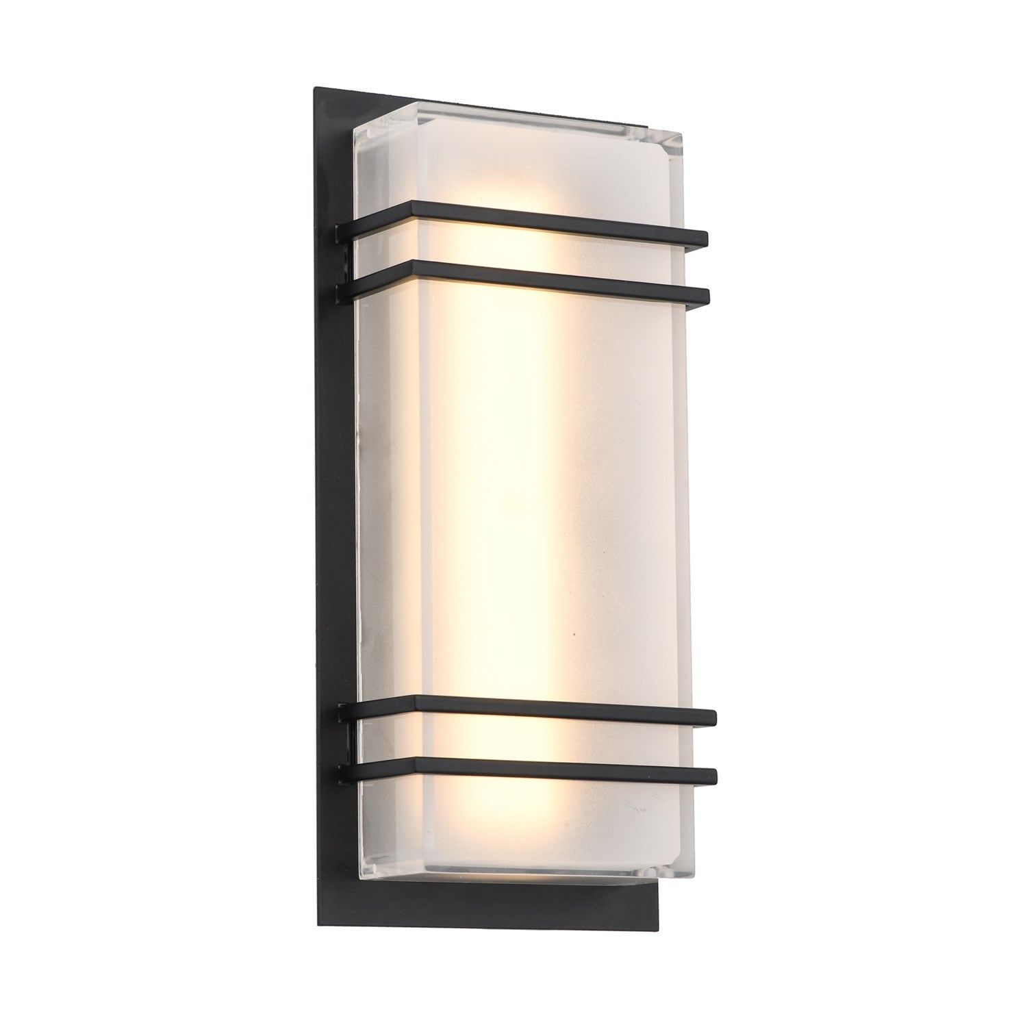 15W Led Outdoor Wall Light Black