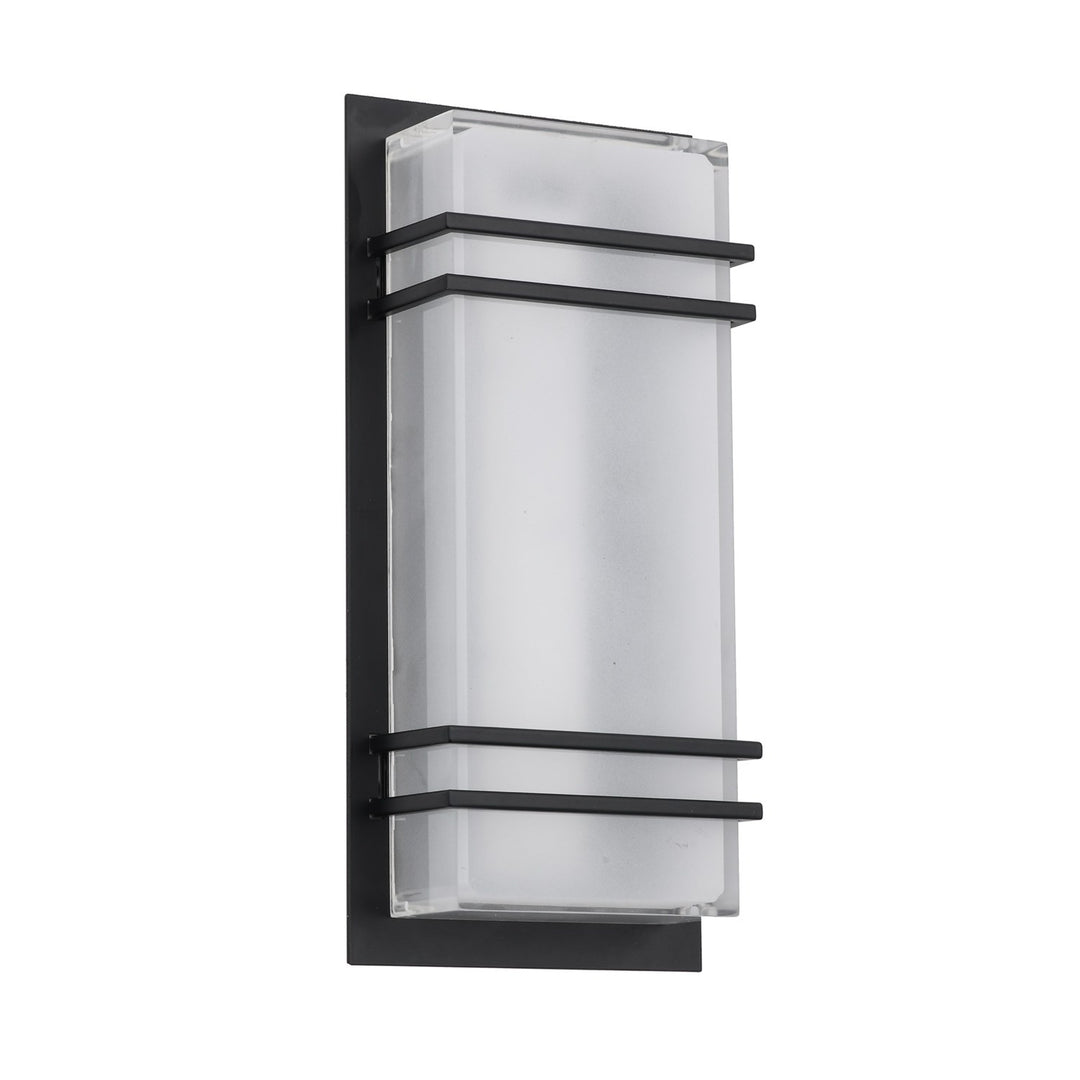 15W Led Outdoor Wall Light Black