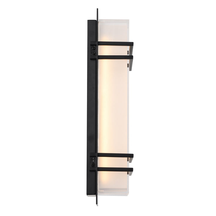15W Led Outdoor Wall Light Black