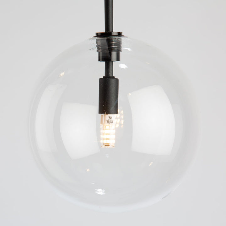 3 Light Pendant Black