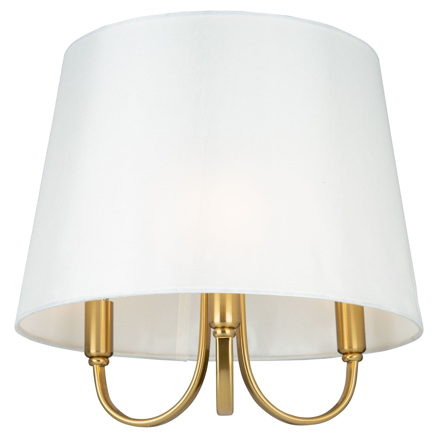 3 Light Semi-Flush Mount Brushed Gold by Artcraft