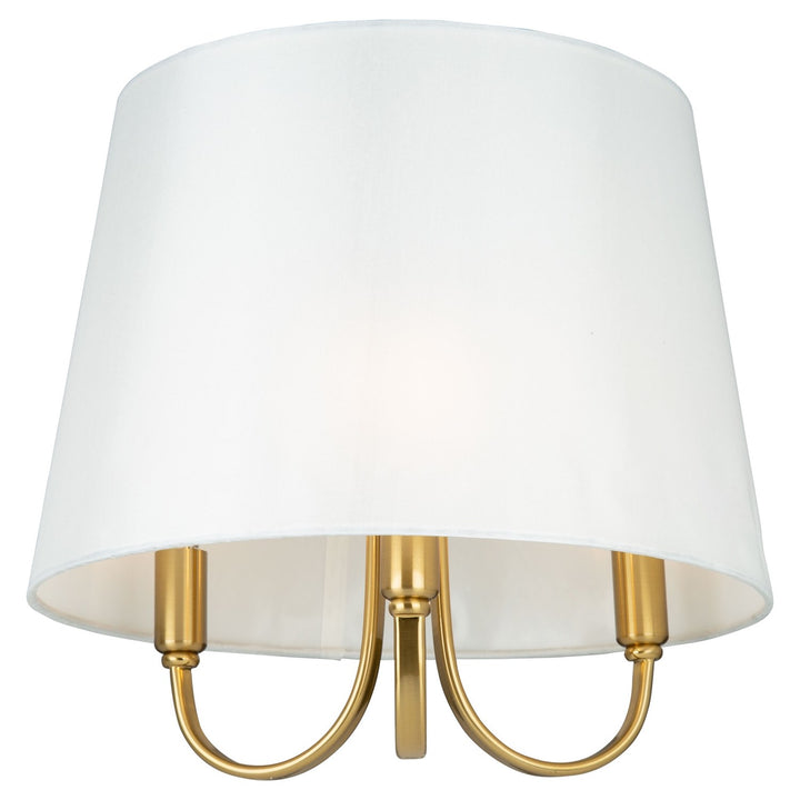 3 Light Semi-Flush Mount Brushed Gold by Artcraft