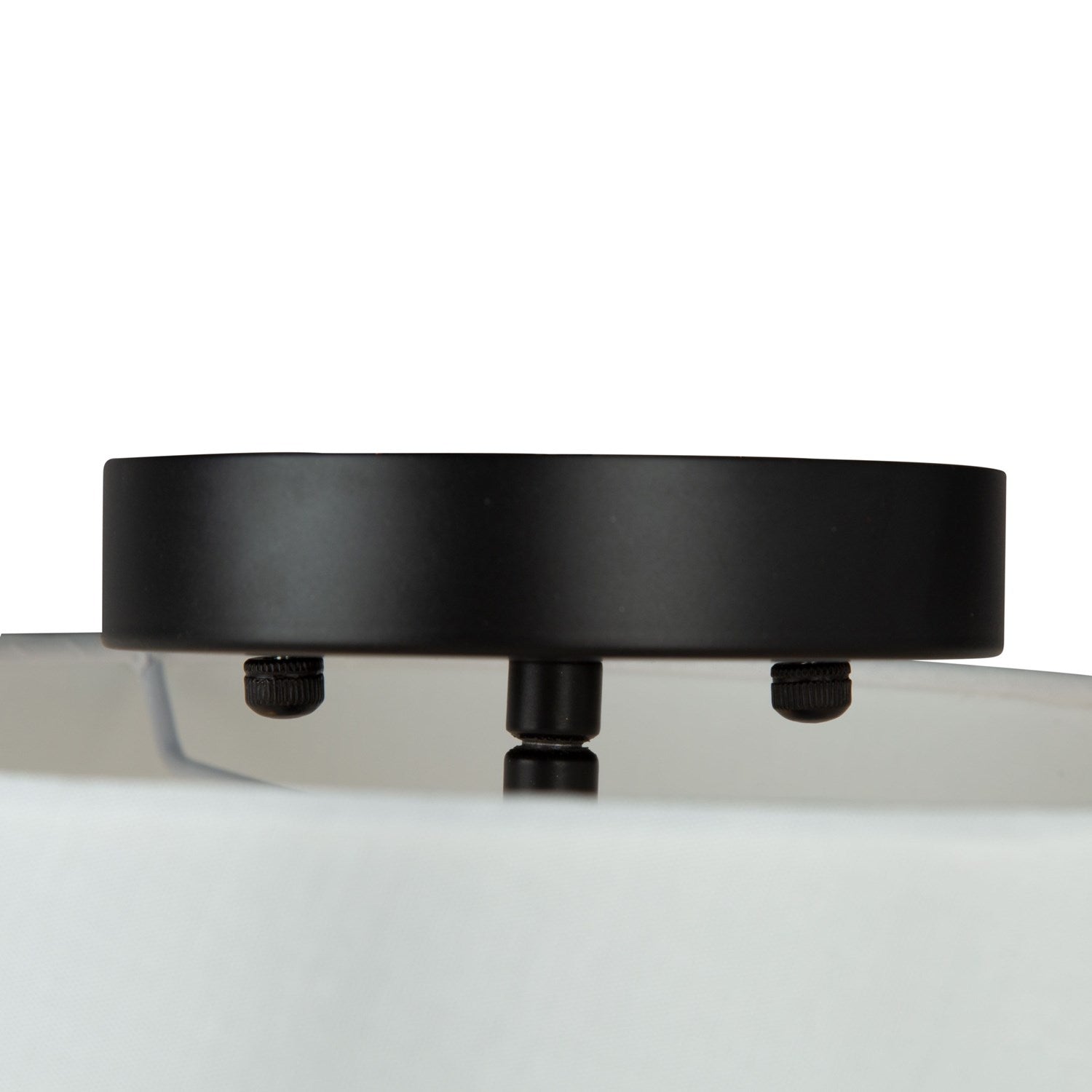 3 Light Semi-Flush Mount Black
