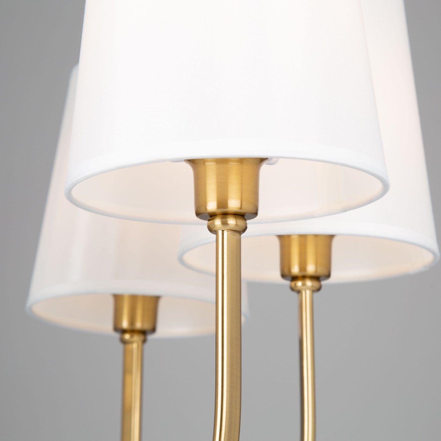 5 Light Chandelier Brushed Gold