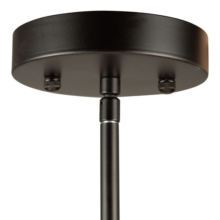 5 Light Chandelier Black