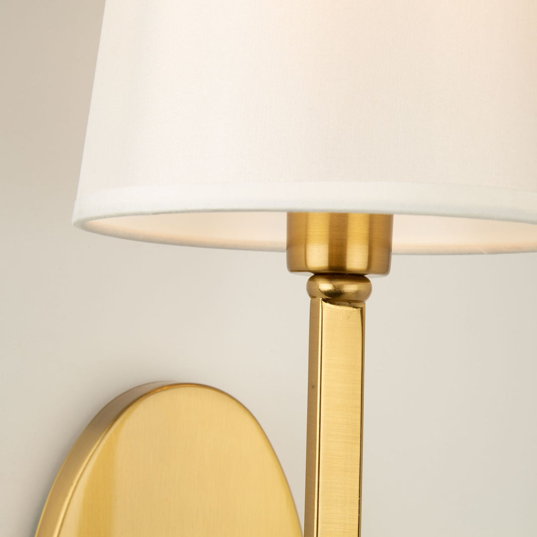 1 Light Sconce Brushed Gold