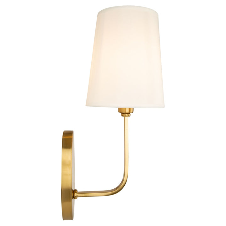 1 Light Sconce Brushed Gold